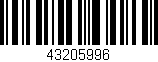 Código de barras (EAN, GTIN, SKU, ISBN): '43205996'