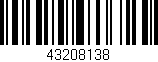 Código de barras (EAN, GTIN, SKU, ISBN): '43208138'