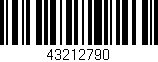 Código de barras (EAN, GTIN, SKU, ISBN): '43212790'