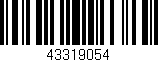 Código de barras (EAN, GTIN, SKU, ISBN): '43319054'