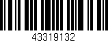 Código de barras (EAN, GTIN, SKU, ISBN): '43319132'