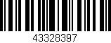 Código de barras (EAN, GTIN, SKU, ISBN): '43328397'