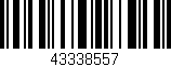 Código de barras (EAN, GTIN, SKU, ISBN): '43338557'