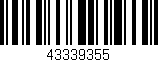 Código de barras (EAN, GTIN, SKU, ISBN): '43339355'