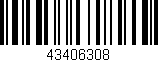 Código de barras (EAN, GTIN, SKU, ISBN): '43406308'