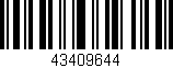 Código de barras (EAN, GTIN, SKU, ISBN): '43409644'
