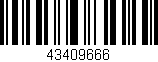 Código de barras (EAN, GTIN, SKU, ISBN): '43409666'