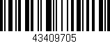 Código de barras (EAN, GTIN, SKU, ISBN): '43409705'
