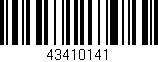 Código de barras (EAN, GTIN, SKU, ISBN): '43410141'