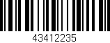 Código de barras (EAN, GTIN, SKU, ISBN): '43412235'