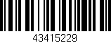Código de barras (EAN, GTIN, SKU, ISBN): '43415229'