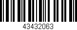Código de barras (EAN, GTIN, SKU, ISBN): '43432063'