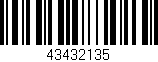 Código de barras (EAN, GTIN, SKU, ISBN): '43432135'