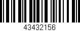 Código de barras (EAN, GTIN, SKU, ISBN): '43432156'