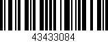 Código de barras (EAN, GTIN, SKU, ISBN): '43433084'