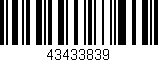 Código de barras (EAN, GTIN, SKU, ISBN): '43433839'