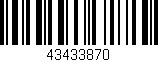 Código de barras (EAN, GTIN, SKU, ISBN): '43433870'