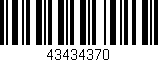 Código de barras (EAN, GTIN, SKU, ISBN): '43434370'