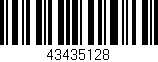 Código de barras (EAN, GTIN, SKU, ISBN): '43435128'