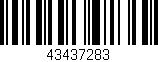 Código de barras (EAN, GTIN, SKU, ISBN): '43437283'