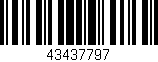 Código de barras (EAN, GTIN, SKU, ISBN): '43437797'