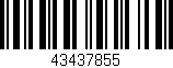 Código de barras (EAN, GTIN, SKU, ISBN): '43437855'