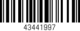 Código de barras (EAN, GTIN, SKU, ISBN): '43441997'