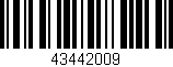 Código de barras (EAN, GTIN, SKU, ISBN): '43442009'