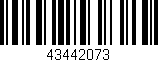 Código de barras (EAN, GTIN, SKU, ISBN): '43442073'