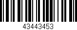 Código de barras (EAN, GTIN, SKU, ISBN): '43443453'