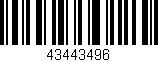Código de barras (EAN, GTIN, SKU, ISBN): '43443496'