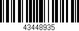 Código de barras (EAN, GTIN, SKU, ISBN): '43448935'