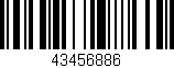 Código de barras (EAN, GTIN, SKU, ISBN): '43456886'