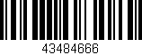 Código de barras (EAN, GTIN, SKU, ISBN): '43484666'