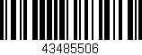 Código de barras (EAN, GTIN, SKU, ISBN): '43485506'
