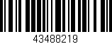Código de barras (EAN, GTIN, SKU, ISBN): '43488219'