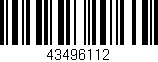 Código de barras (EAN, GTIN, SKU, ISBN): '43496112'