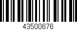 Código de barras (EAN, GTIN, SKU, ISBN): '43500676'