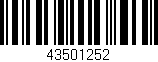 Código de barras (EAN, GTIN, SKU, ISBN): '43501252'