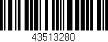 Código de barras (EAN, GTIN, SKU, ISBN): '43513280'