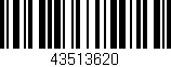 Código de barras (EAN, GTIN, SKU, ISBN): '43513620'