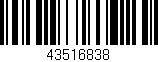 Código de barras (EAN, GTIN, SKU, ISBN): '43516838'