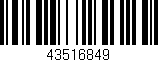 Código de barras (EAN, GTIN, SKU, ISBN): '43516849'