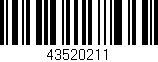 Código de barras (EAN, GTIN, SKU, ISBN): '43520211'
