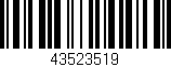 Código de barras (EAN, GTIN, SKU, ISBN): '43523519'
