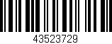 Código de barras (EAN, GTIN, SKU, ISBN): '43523729'