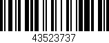 Código de barras (EAN, GTIN, SKU, ISBN): '43523737'