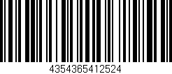 Código de barras (EAN, GTIN, SKU, ISBN): '4354365412524'
