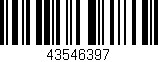 Código de barras (EAN, GTIN, SKU, ISBN): '43546397'