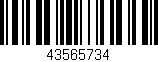 Código de barras (EAN, GTIN, SKU, ISBN): '43565734'